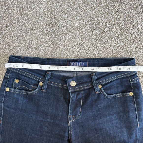 FIDELITY DENIM | Dark Blue Skinny Jean - Picture 11 of 14